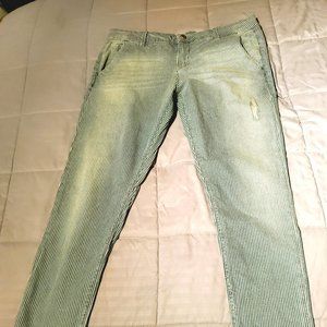 S.O.N.G. Pinstriped Jeans